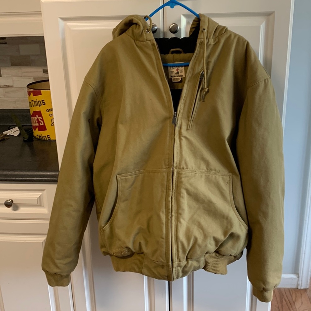 Mens  Red Head insulated heavy canvas coat.